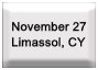 Nov 27 � Limassol, CY